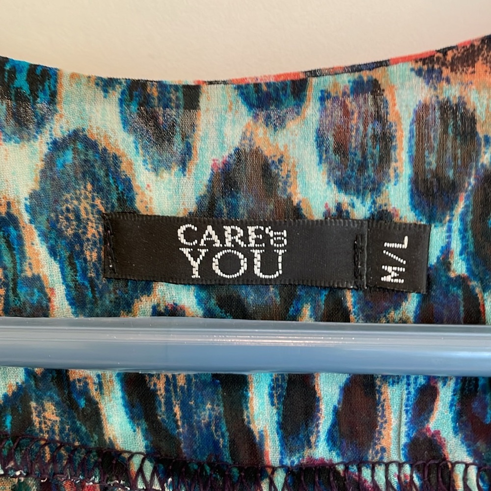 Care Of You Swim Dress Coverup Size M/L Leopard Print. Scarf-Like Material. - Picture 4 of 6
